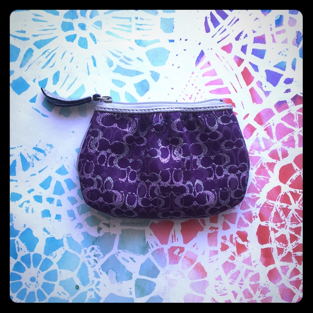 Coach coin purse 💜